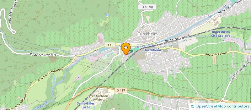 localisation de l'entreprise MONSIEUR MATTHIAS OUPTIER  TURCKHEIM