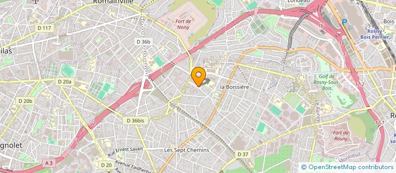localisation de l'entreprise MONSIEUR MATTHIAS PASQUET  MONTREUIL