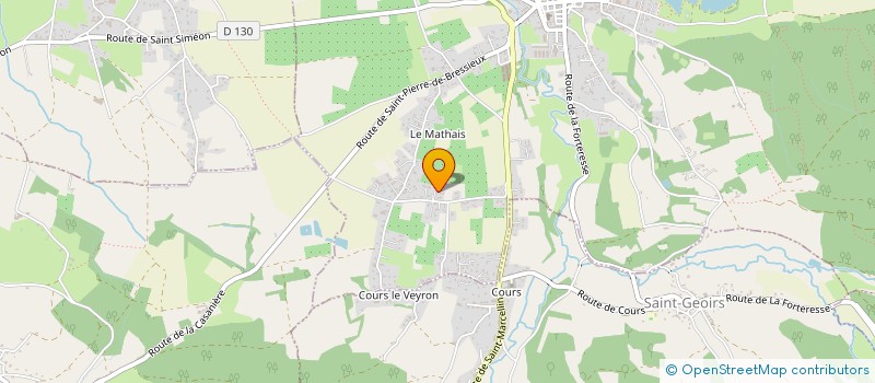 localisation de l'entreprise MONSIEUR MATTHIAS PERRIN  LA FRETTE