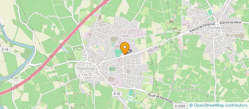 localisation de l'entreprise MONSIEUR MATTHIAS PHILIPPOT  FLORENSAC