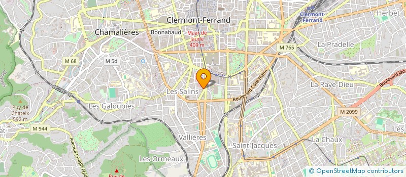 localisation de l'entreprise MONSIEUR MATTHIAS PICARD  CLERMONT-FERRAND