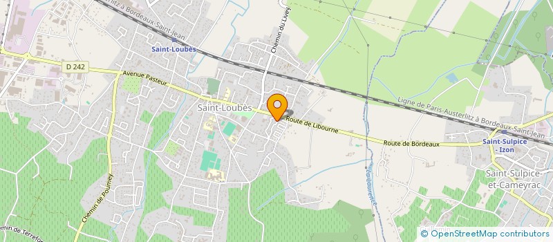 localisation de l'entreprise MONSIEUR MATTHIAS POINTET  SAINT-LOUBES