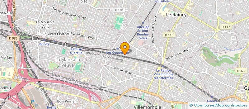 localisation de l'entreprise MONSIEUR MATTHIAS PREVOT à VILLEMOMBLE