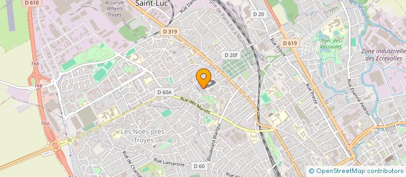 localisation de l'entreprise MONSIEUR MATTHIAS PROTIN à TROYES