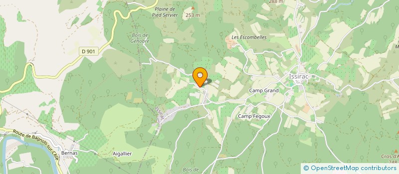 localisation de l'entreprise MONSIEUR MATTHIAS QUEMENEUR  ISSIRAC