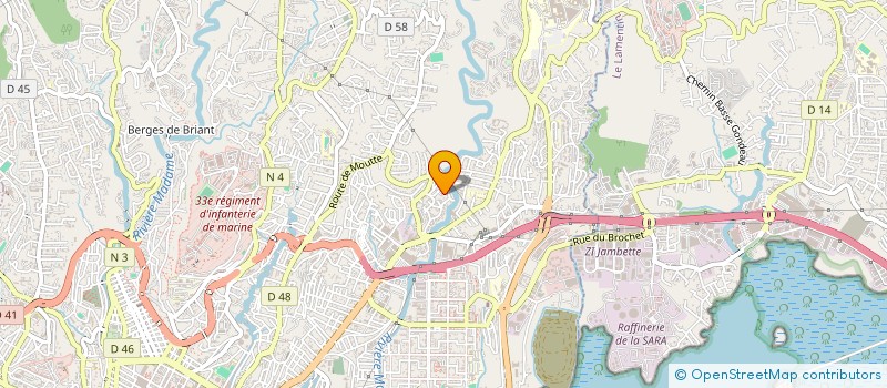 localisation de l'entreprise MONSIEUR MATTHIAS RAGALD  FORT-DE-FRANCE