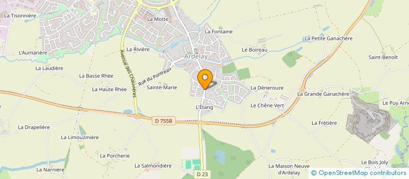localisation de l'entreprise MONSIEUR MATTHIAS RENIER à LES HERBIERS