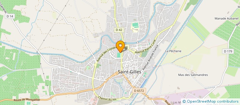 localisation de l'entreprise MONSIEUR MATTHIAS REYNAUD à SAINT-GILLES