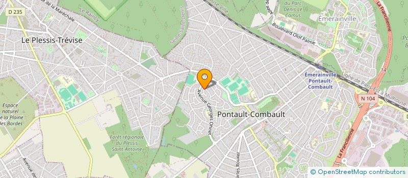 localisation de l'entreprise MONSIEUR MATTHIAS RIBEIRO à PONTAULT-COMBAULT