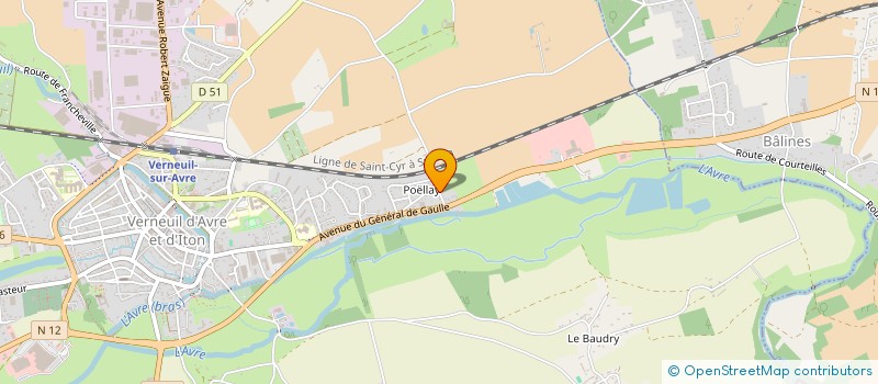 localisation de l'entreprise MONSIEUR MATTHIAS RIEGER  VERNEUIL D'AVRE ET D'ITON