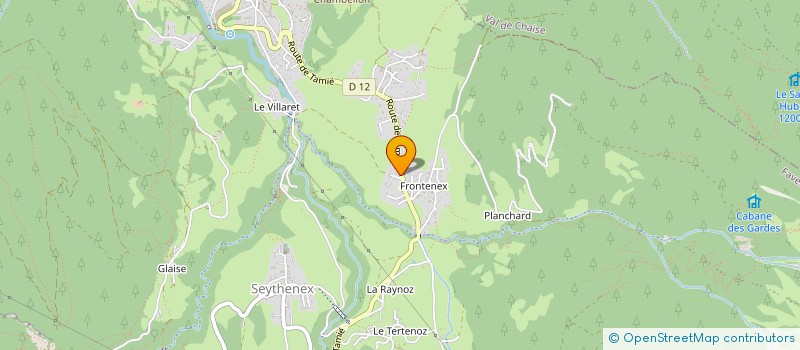 localisation de l'entreprise MONSIEUR MATTHIAS RODRIGUEZ  FAVERGES-SEYTHENEX