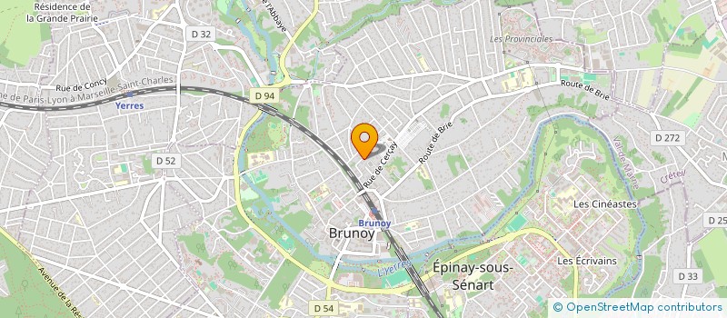 localisation de l'entreprise MONSIEUR MATTHIAS ROUSSEAU  BRUNOY