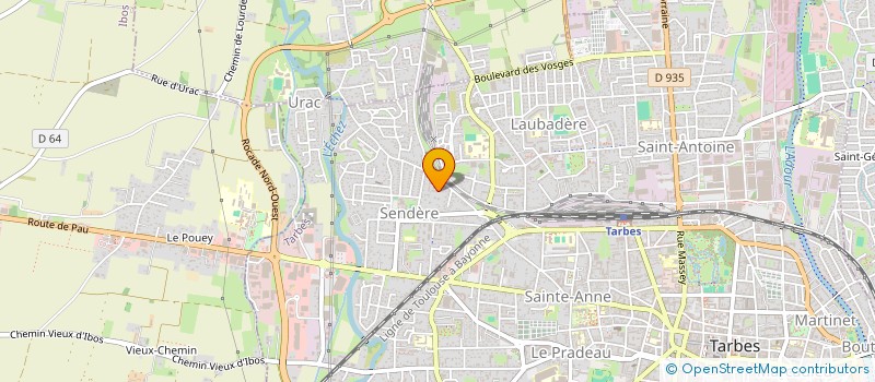 localisation de l'entreprise MONSIEUR MATTHIAS SANCHEZ  TARBES