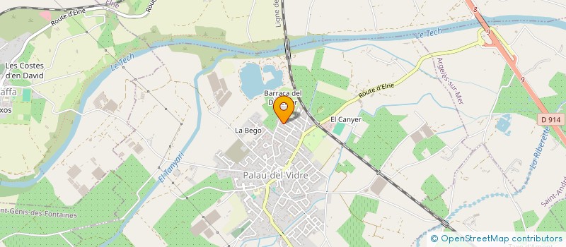 localisation de l'entreprise MONSIEUR MATTHIAS SCHIESZLER  PALAU-DEL-VIDRE