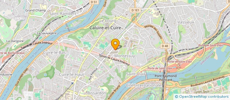 localisation de l'entreprise MONSIEUR MATTHIAS TANGUY à CALUIRE-ET-CUIRE