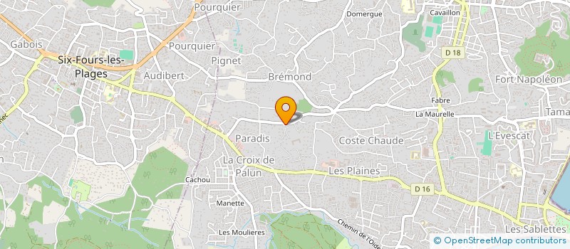 localisation de l'entreprise MONSIEUR MATTHIAS TRIOREAU  LA SEYNE-SUR-MER
