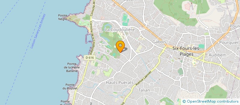 localisation de l'entreprise MONSIEUR MATTHIAS VERGNIES à SIX-FOURS-LES-PLAGES