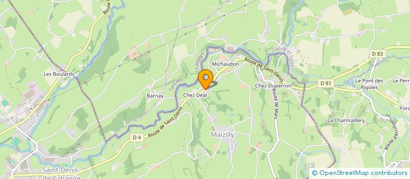 localisation de l'entreprise MONSIEUR MATTHIAS WDZIEKONSKI  LA BASTIDE-PUYLAURENT