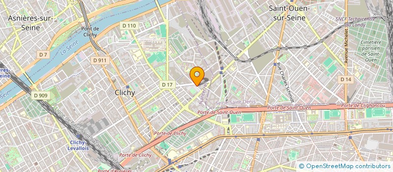 localisation de l'entreprise MONSIEUR MATTHIEU ABALO à CLICHY