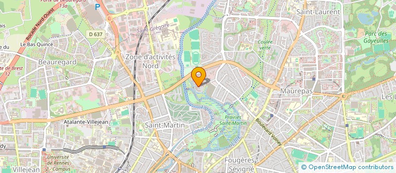 localisation de l'entreprise MONSIEUR MATTHIEU ADAM  RENNES