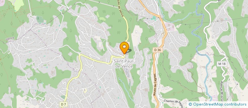 localisation de l'entreprise MONSIEUR MATTHIEU AGHNATIOS  LA COLLE-SUR-LOUP