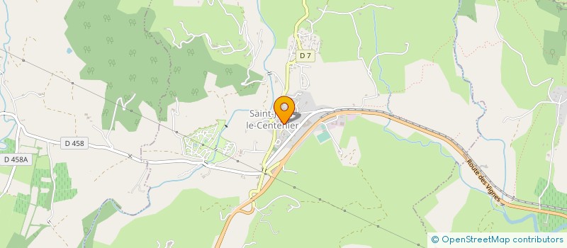 localisation de l'entreprise MONSIEUR MATTHIEU ALAGAMA  SAINT-JEAN-LE-CENTENIER