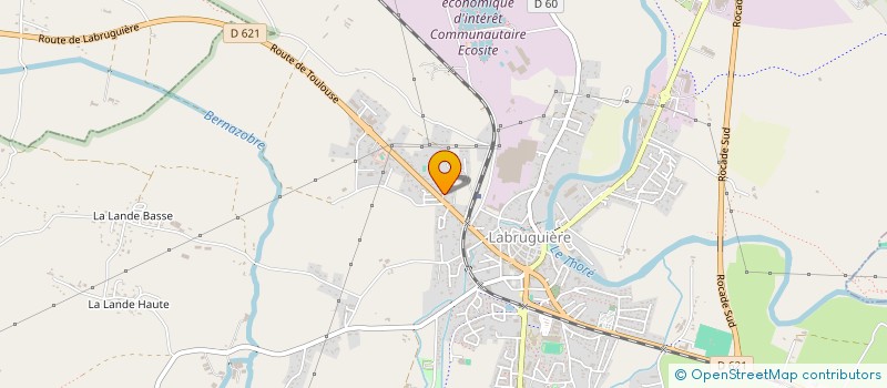 localisation de l'entreprise MONSIEUR MATTHIEU ALAUX  LABRUGUIERE