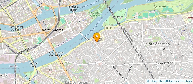 localisation de l'entreprise MONSIEUR MATTHIEU ALBAIN  SAINT-SEBASTIEN-SUR-LOIRE