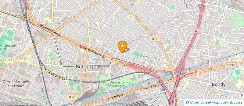 localisation de l'entreprise MONSIEUR MATTHIEU ALEXANDRE à BOBIGNY
