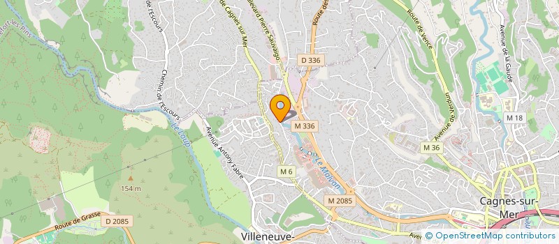 localisation de l'entreprise MONSIEUR MATTHIEU ALEXANDRE à CAGNES-SUR-MER