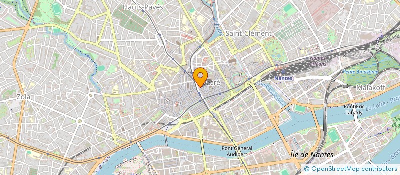 localisation de l'entreprise MONSIEUR MATTHIEU ALIX  NANTES