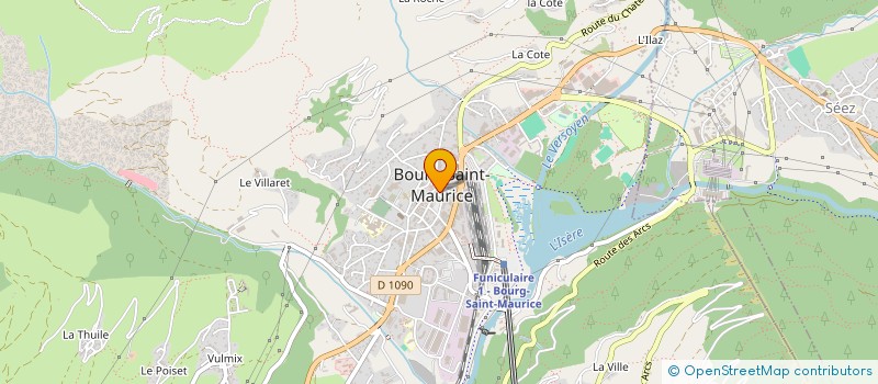 localisation de l'entreprise MONSIEUR MATTHIEU AMBROISE DA POTIN à BOURG-SAINT-MAURICE