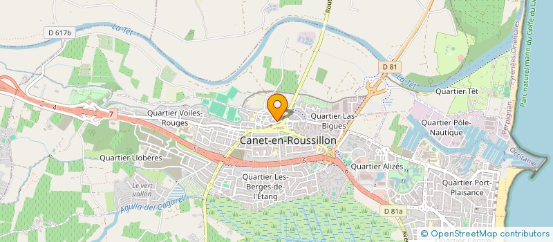 localisation de l'entreprise MONSIEUR MATTHIEU AMERYK à CANET-EN-ROUSSILLON