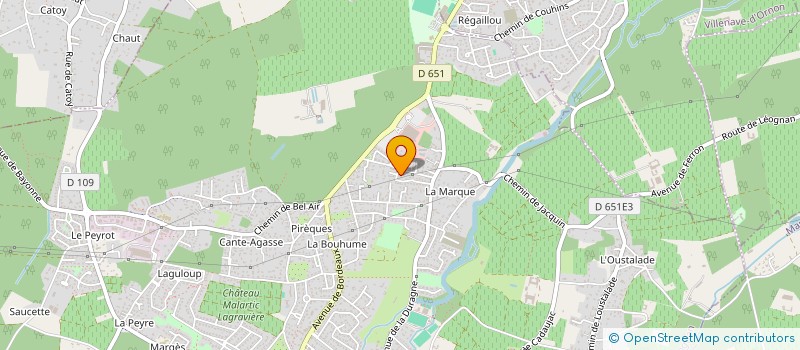 localisation de l'entreprise MONSIEUR MATTHIEU AMOROSI  LEOGNAN