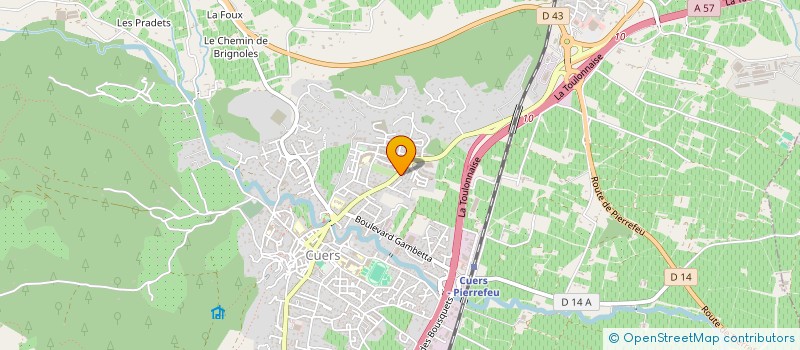 localisation de l'entreprise MONSIEUR MATTHIEU ARDIBUS  CUERS