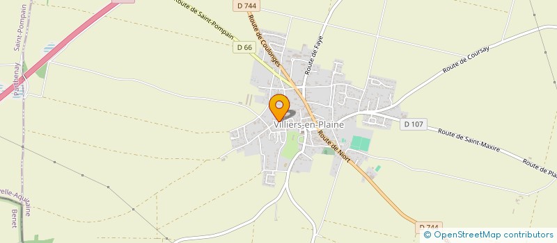 localisation de l'entreprise MONSIEUR MATTHIEU ARNAUD  VILLIERS-EN-PLAINE