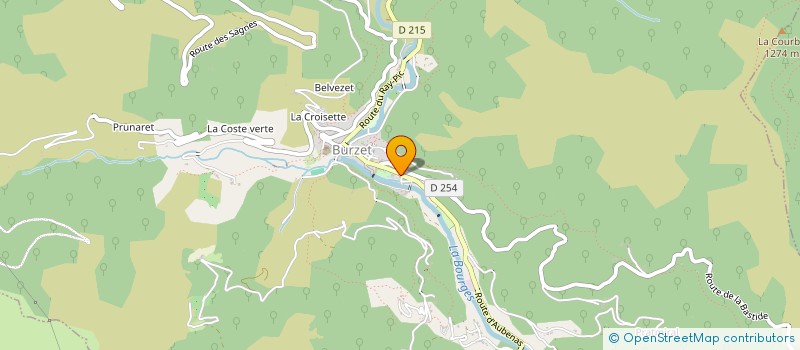localisation de l'entreprise MONSIEUR MATTHIEU ARSAC à BURZET