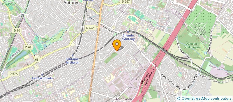 localisation de l'entreprise MONSIEUR MATTHIEU-ARTHUR DORMOY à ANTONY