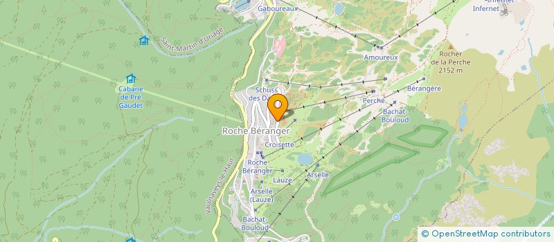 localisation de l'entreprise MONSIEUR MATTHIEU AUBERT  CHAMROUSSE