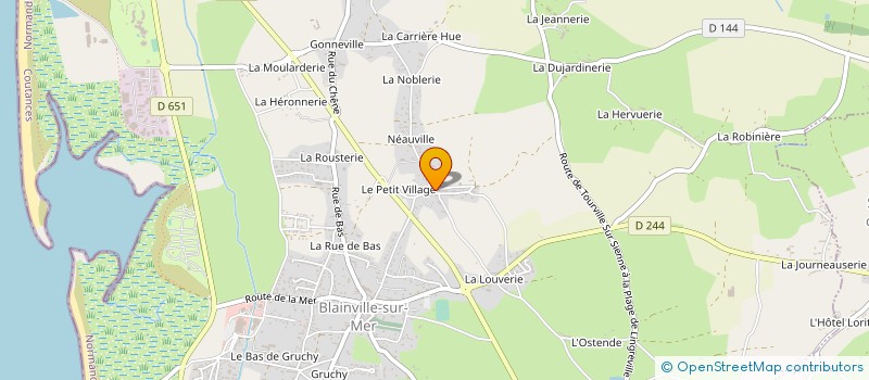 localisation de l'entreprise MONSIEUR MATTHIEU AUBUS à BLAINVILLE-SUR-MER