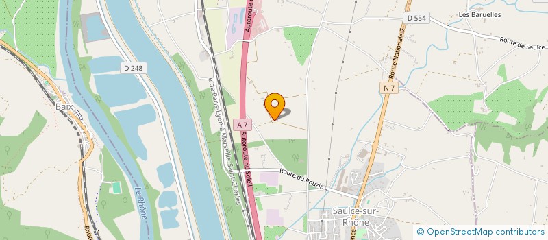 localisation de l'entreprise MONSIEUR MATTHIEU AUDEMARD  LORIOL-SUR-DROME