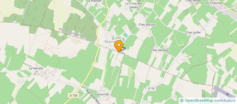 localisation de l'entreprise MONSIEUR MATTHIEU AUGIER à MAINXE-GONDEVILLE