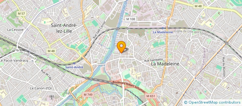 localisation de l'entreprise MONSIEUR MATTHIEU AUXENT à LA MADELEINE