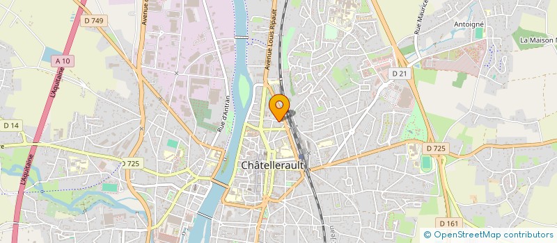 localisation de l'entreprise MONSIEUR MATTHIEU BAILLARGEAUX  CHATELLERAULT