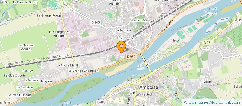 localisation de l'entreprise MONSIEUR MATTHIEU BAILLY  NAZELLES-NEGRON