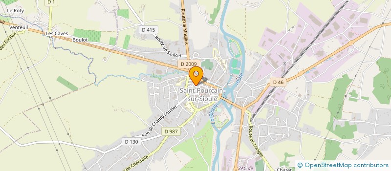 localisation de l'entreprise MONSIEUR MATTHIEU BALTAZAR  BRUGHEAS