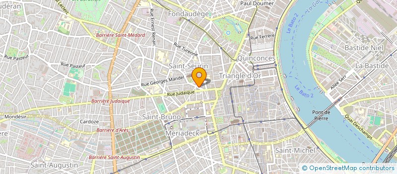 localisation de l'entreprise MONSIEUR MATTHIEU BARANDAS  BORDEAUX