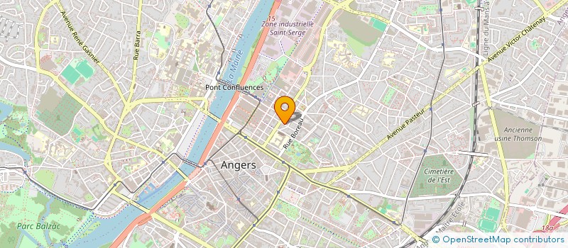 localisation de l'entreprise MONSIEUR MATTHIEU BARBIER à ANGERS