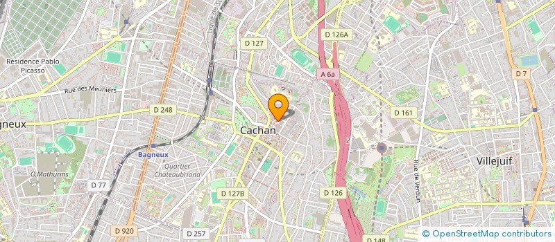 localisation de l'entreprise MONSIEUR MATTHIEU BARBOTTE  CACHAN