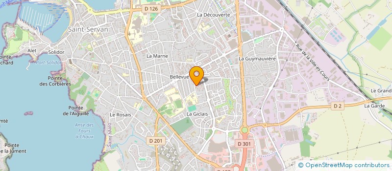localisation de l'entreprise MONSIEUR MATTHIEU BARON à SAINT-MALO